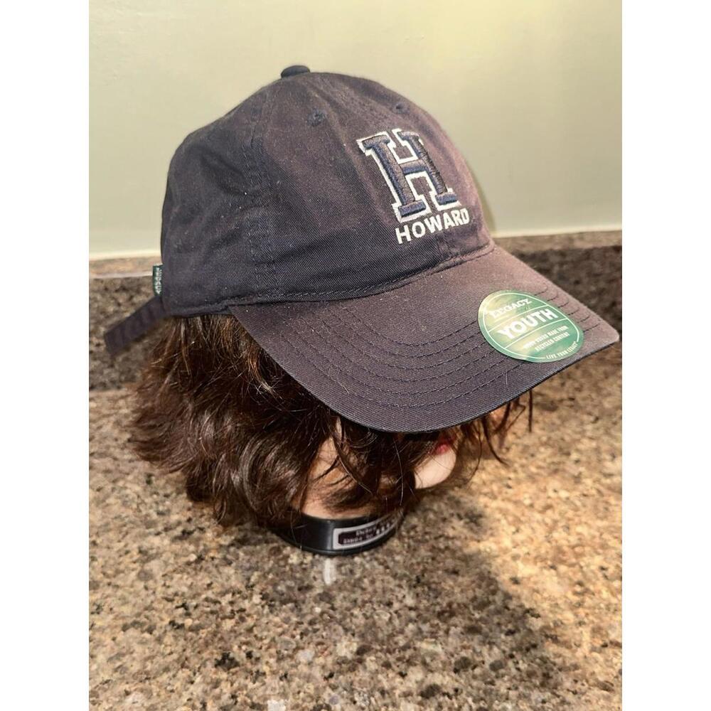 Howard University Legacy Adjustable Grey Gray Hat / Baseball Cap